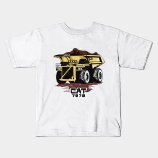 Caterpillar 797B Kids T-Shirt